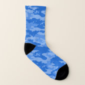 Blue Camouflage Socken (Links - Innen)