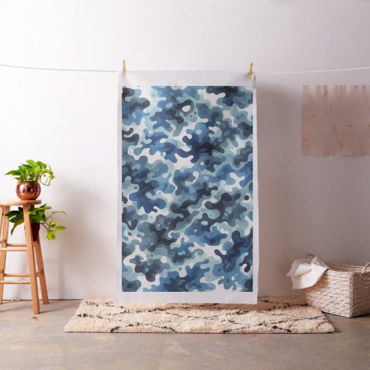 Blue Camouflage Stoff (Beispiel)