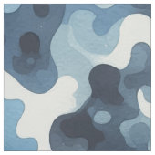 Blue Camouflage Stoff (Muster)