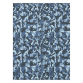 Blue Camouflage Tischdecke (Vorderseite)