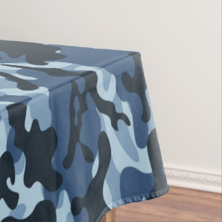Blue Camouflage Tischdecke