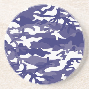 Blue Camouflage Untersetzer