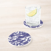 Blue Camouflage Untersetzer (Seite)