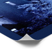 Blue Campus Gebäude Poster (Ecke)