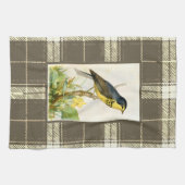 Blue Canada Warbler Geschirrtuch (Horizontal)