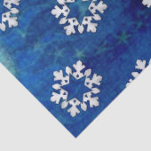 Blue Candle Christmas Seidenpapier (Detail)