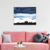 Blue Candy Floss Clouds: Neuseeland Leinwanddruck (Insitu (Wohnzimmer))