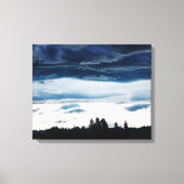 Blue Candy Floss Clouds: Neuseeland Leinwanddruck (Vorderseite)