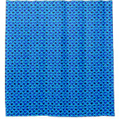 Blue Cane Duschvorhang (Vorderseite)