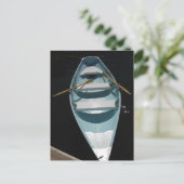 Blue Canoe Postkarte (Stehend Vorderseite)