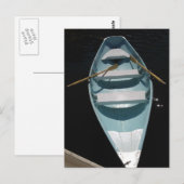 Blue Canoe Postkarte (Vorne/Hinten)