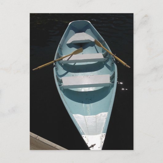 Blue Canoe Postkarte (Vorderseite)
