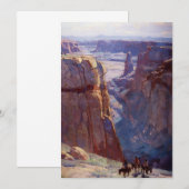 "Blue Canyon" von Edgar Payne Dankeskarte (Vorne/Hinten)