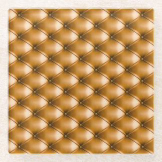 Blue Capitone Textile: Retro Hintergrund Glasuntersetzer