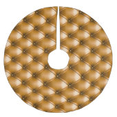 Blue Capitone Textile: Retro Hintergrund Polyester Weihnachtsbaumdecke (Vorderseite)