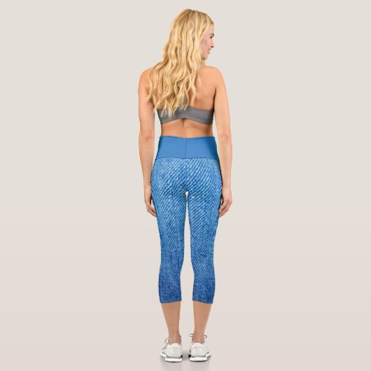 Blue Capri Leggings (Rückseite)