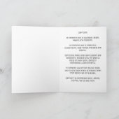 Blue Capricorn Sign Birthday Card Karte (Innenseite)