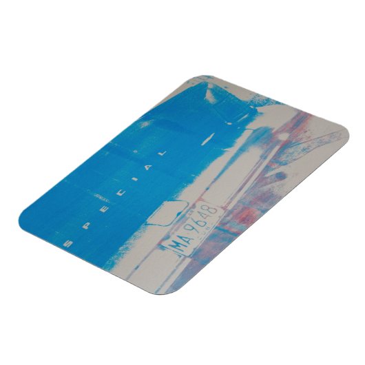 Blue Car Magnet (Linke Seite)