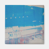 Blue Car Magnet (Vorne)