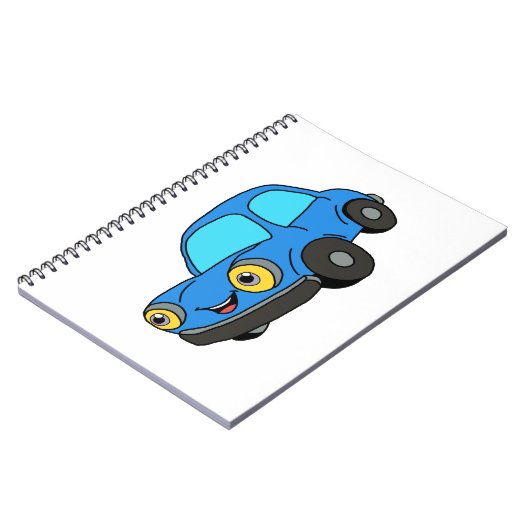 Blue Car Notizblock (Linke Seite)