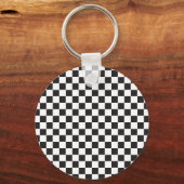 Blue Car Racing Birthday Schlüsselanhänger (Rückseite)