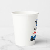 Blue Car Racing Party paper cups Pappbecher (Rechts)
