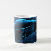 Blue Car Themed Automobile Coffee Tasse (Mittel)