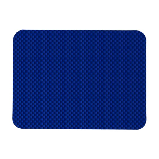 Blue Carbon Fibre like Decor Hintergrund Magnet (Horizontal)