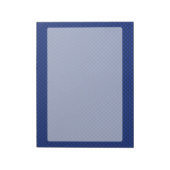 Blue Carbon Fibre like Decor Hintergrund Notizblock (Rotiert)
