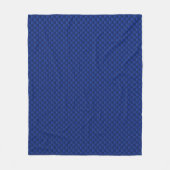 Blue Carbon Fibre like Print Decor Fleecedecke (Vorderseite)