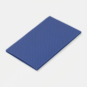 Blue Carbon Fibre like Print Decor Post-it Klebezettel (angewinkelt)