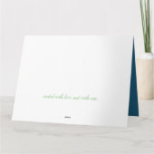 Blue Card Karte (Rückseite)