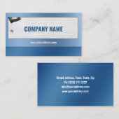 Blue Card: Wassertropfklammer Service Visitenkarte (Vorne/Hinten)