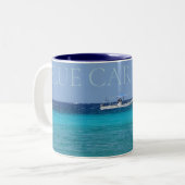 Blue Caribbean (anpassbar) Tasse (Vorderseite Links)