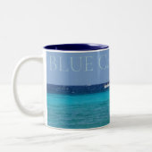 Blue Caribbean (anpassbar) Tasse (Links)