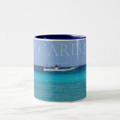Blue Caribbean (anpassbar) Tasse (Mittel)