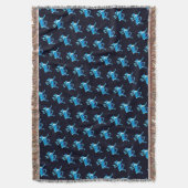 Blue Caribbean Decke (Vorderseite Vertikal)