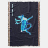 Blue Caribbean Decke (Vorderseite Vertikal)