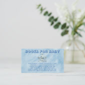 Blue Carousel Balloon Bücher für Baby Begleitkarte (Stehend Vorderseite)