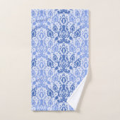 Blue Casbah marokkanischer Damask Badhandtuch Set (Handtuch)