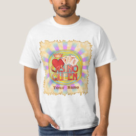 Blue Casino Queen T-Shirt