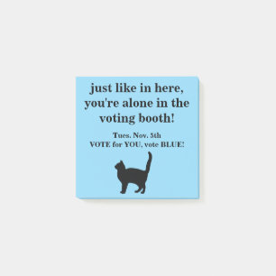 Blue Cat 2 Post-It Notes abstimmen Post-it Klebezettel