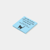 Blue Cat 2 Post-It Notes abstimmen Post-it Klebezettel (angewinkelt)
