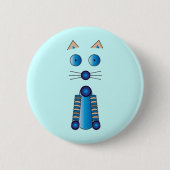 Blue CAT Button (Vorderseite)