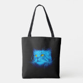 Blue Cat Face Tasche (Rückseite)