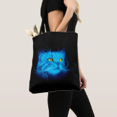 Blue Cat Face Tasche (Von Nahem)