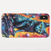 Blue Cat I Case-Mate iPhone Hülle (Rückseite (Horizontal))
