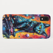 Blue Cat I Case-Mate iPhone Hülle (Rückseite (Horizontal))