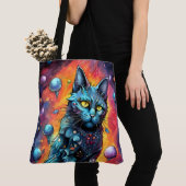 Blue Cat I Tasche (Von Nahem)