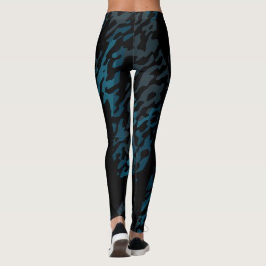 Blue Cat Leggings (Rückseite)